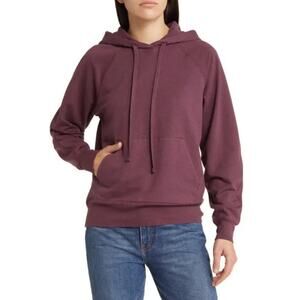 New Nordstrom TREASURE & BOND Burgundy London Ideal Stretch Hoodie XS